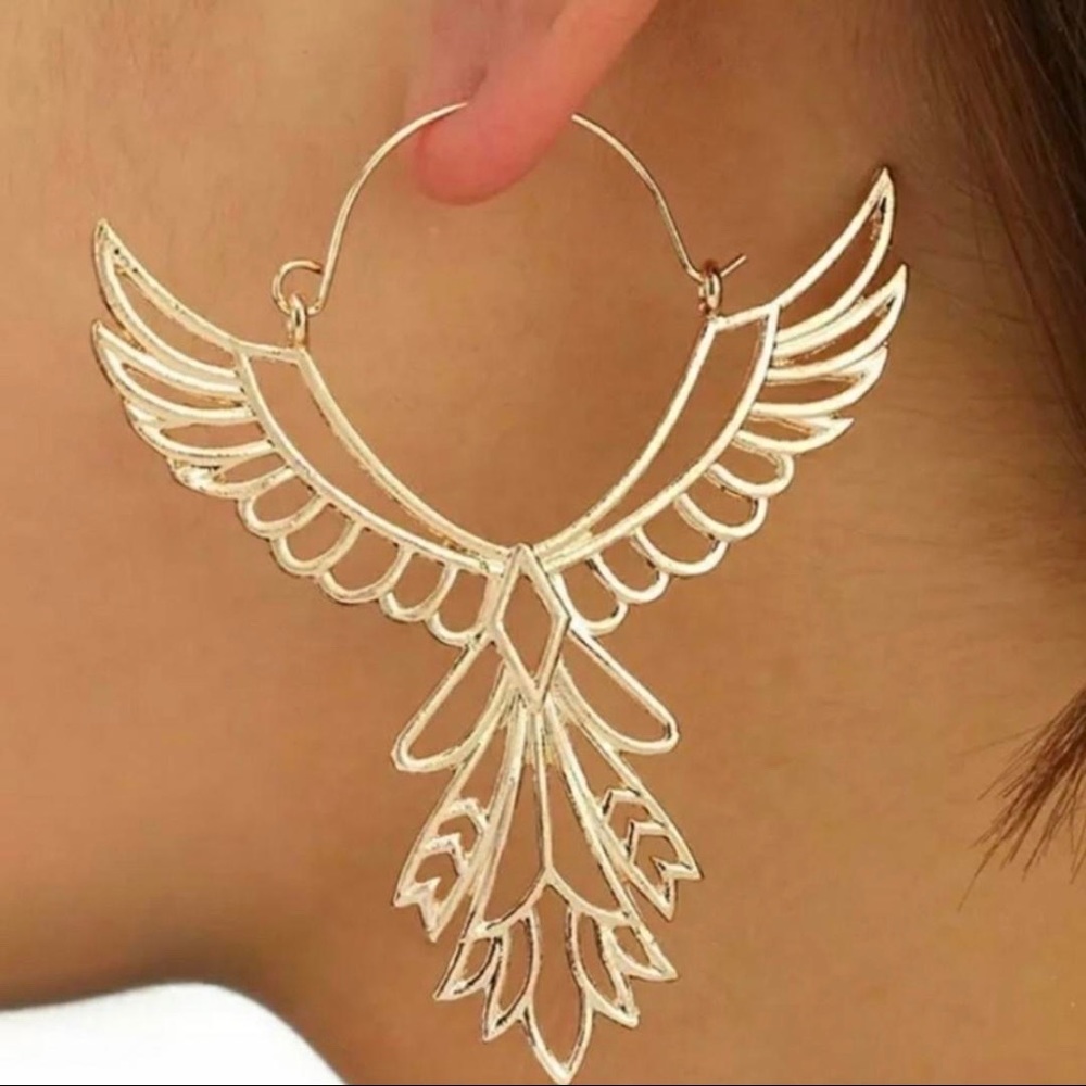 🔆3/$30 New Free People Thunderbird Earrings - Picture 2 of 4